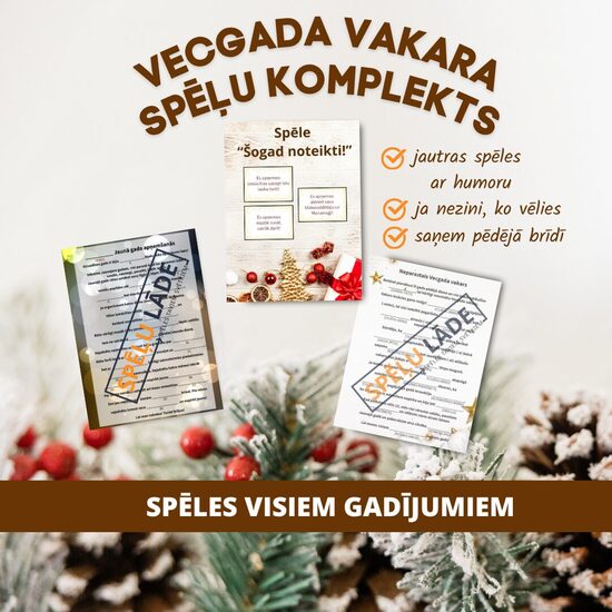 VECGADA SPĒĻU KOMPLEKTS